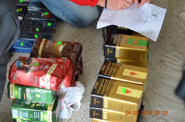 cafea confiscata