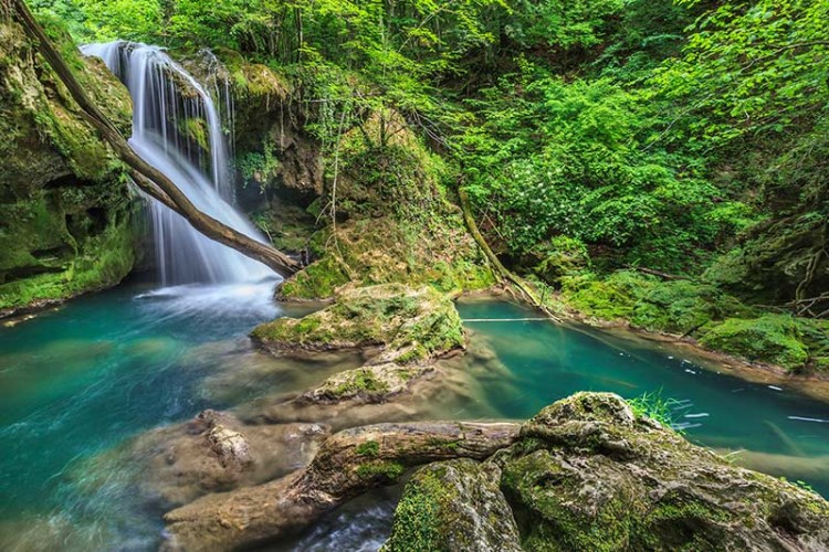 La Vaioaga Waterfall, Beusnita National Park, Romania