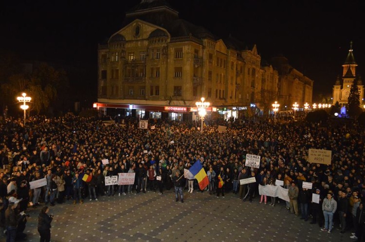 protest piata victoriei