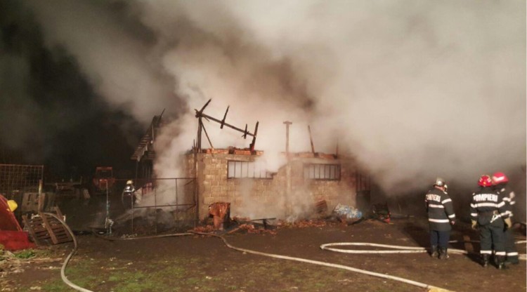 incendiu str VIILOR