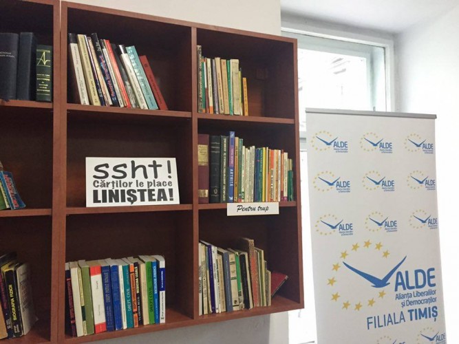 inaugurare biblioteca ALDE