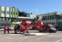 Elicopterul SMURD de la Arad mutat la Spitalul Județean Timișoara