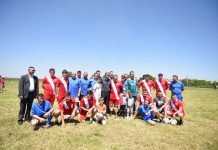 Spectacol total la lansarea unui candidat PNL la functia de primar intr-o comuna de langa Timisoara