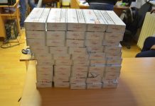 Ţigări de contrabandă confiscate de poliţişti de frontieră din Caraș Severin