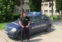Schimb de experiență pentru un elev jandarmi din Drăgăşani