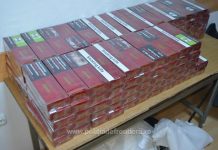 Ţigări de contrabandă confiscate de poliţiştii de frontieră cărăşeni