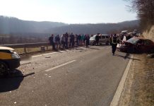 Accident cu șase victime pe drumul ce leagă Timișoara de Reșița!