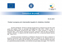 Fonduri europene prin intermediul Aquatim în Jimbolia și Gottlob