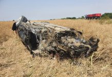 Impact violent lângă Sânnicolau Mare. Doi bărbați au ajuns în spital după intervenția rapidă a salvatorilor