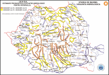 Avertizare COD PORTOCALIU de inundaţii. Vizate şi râuri din Timiş şi Caraş-Severin