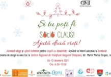 Universitatea de Vest din Timișoara organizează evenimentul caritabil destinat strângerii de fonduri pentru copiii cu dizabilități – ”Și tu poți fi Socio Claus”