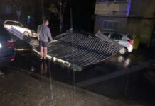 Prăpăd după furtuna din noaptea de miercuri spre joi