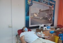 Poliţiştii locali, prima acţiune de donare de sânge