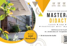 UVT organizează admiterea la programele de studii universitare de Masterat Didactic pentru domeniile: Educație fizică și sport, Fizică, Biologie, Chimie și Geografie