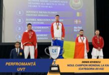 Denis Iovescu de la UVT, campion mondial la karate