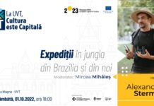 UVT continuă seria conferințelor „La UVT Cultura este Capitală”, alături de cercetătorul Alexandru Stermin