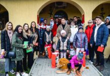 TSD Timișoara l-a adus pe Moș Crăciun la Centrul de zi Sfântul Stelian din Timișoara