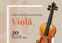 Anunt Filarmonica Banatul Timisoara