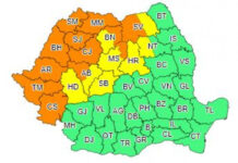 Ziua și codul. Ploi torențiale peste tot Banatul