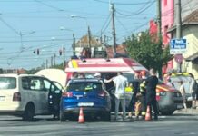 Accident pe „Rebreanu”! O persoană a ajuns la spital