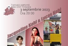 Concert interesat pe tramvaiul platformă din Unirii