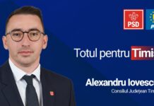 Alexandru Iovescu deschide lista candidaţilor la CJT din partea PSD