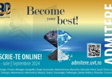 Admiterea 2024 la UVT – centrele de admitere vor fi deschise la sediile din Timișoara și în nouă județe din țară