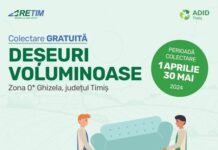 RETIM preia GRATUIT deșeurile voluminoase din Zona 0 – Ghizela