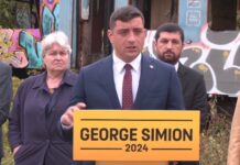 Președintele AUR, George Simion, a prezentat Planul Simion pentru transportul feroviar