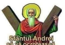 30 noiembrie, Ziua Sfântului Andrei, patronul spiritual al românilor. Tradiţii şi obiceiuri