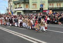 FOTO Mulți timișoreni au asistat la parada de 1 Decembrie din centru