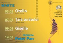 Start de primăvara plin cu muzică clasică. Opt spectacole la Opera Națională Română