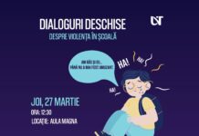 „Dialoguri deschise despre violența în școală” – dezbatere despre fenomene actuale, organizată la UVT