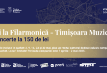 Ofertă de neratat la Filarmonica Banatul: șase concerte la pachet promoțional