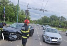Un șofer care circula regulamentar a ajuns la spital!