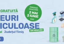 Nouă acțiune de colectare gratuită a deșeurilor periculoase din menajer în Zona 1 Rural a județului Timiș – Campanie RETIM și ADID Timiș 2025