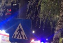 Accident bizar la Buziaș. Un tânăr a intrat cu mașina într-o persoană care se deplasa cu căruț electric destinar persoanelor cu mobilitate redusă
