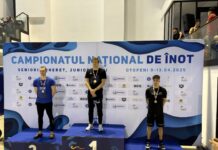 Emil Dăncăneț, pe podium la Campionatul Național de Înot