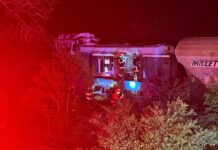 Tren în flăcări într-un sat din Timiș