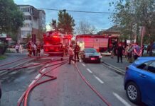 Agitație mare în zona Girocului, după ce un apartament a luat foc. Pare să fi fost intenționat!