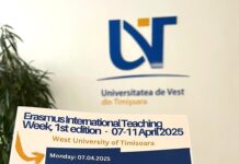 30 de cadre didactice, din peste 20 de țări, au predat săptămâna aceasta la UVT