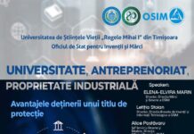 Universitate, Antreprenoriat, Proprietate Industrială: eveniment deosebit, marca USVT