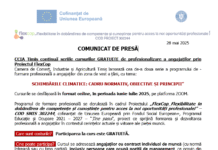 CCIA Timiș continuă seriile cursurilor GRATUITE de profesionalizare a angajaților prin Proiectul FlexCop
