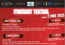 Maraton de teatru, luni, la Liceul de Artă „Ion Vidu”