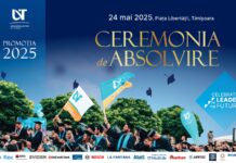 Ceremonia de Absolvire UVT 2025 – marea sărbătoare a întâlnirii absolvenților UVT din promoția acestui an, un eveniment deschis întregii comunități, organizat în Piața Libertății