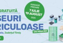 RETIM și ADID anunță începerea celei de-a treia campanii de colectare a deșeurilor periculoase din menajer cu predare gratuită – Zona 0 Ghizela