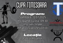Cupa Timișoara la haltere, în aer liber, competiție dedicată tuturor care vor să tragă de „fiare”