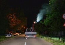 Acţiuni de stropire împotriva țânțarilor