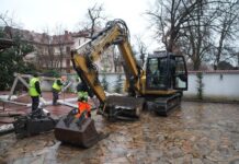 Parcul Zurich din zona Telegrafului revine la dimensiunea reală