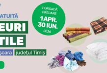 RETIM și ADID Timiș anunță o nouă campanie de colectare a deșeurilor textile cu predare GRATUITĂ din 2026, în Zona 1 Timișoara